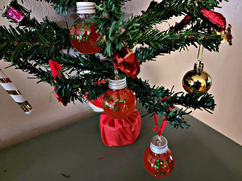 (SOLD OUT)Fit Tequila Holiday Shot Ornaments
